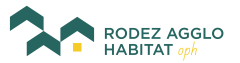 Logo Rodez Agglo Habitat